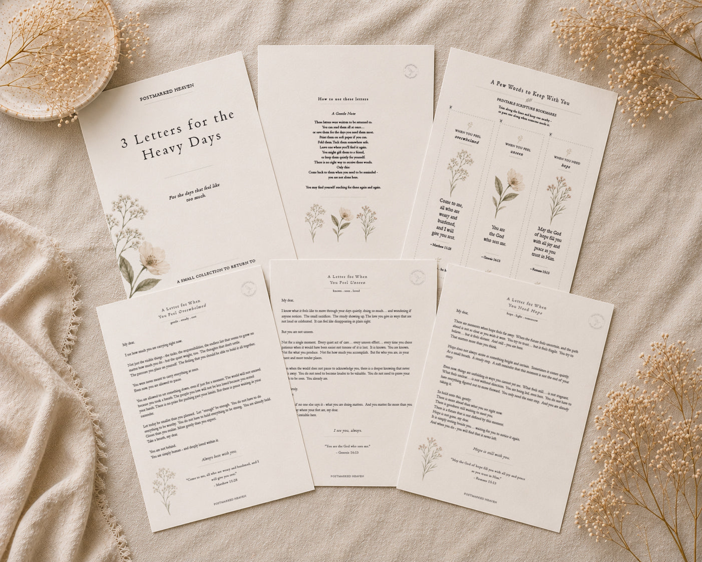 Encouragement Bundle for Heavy Days
