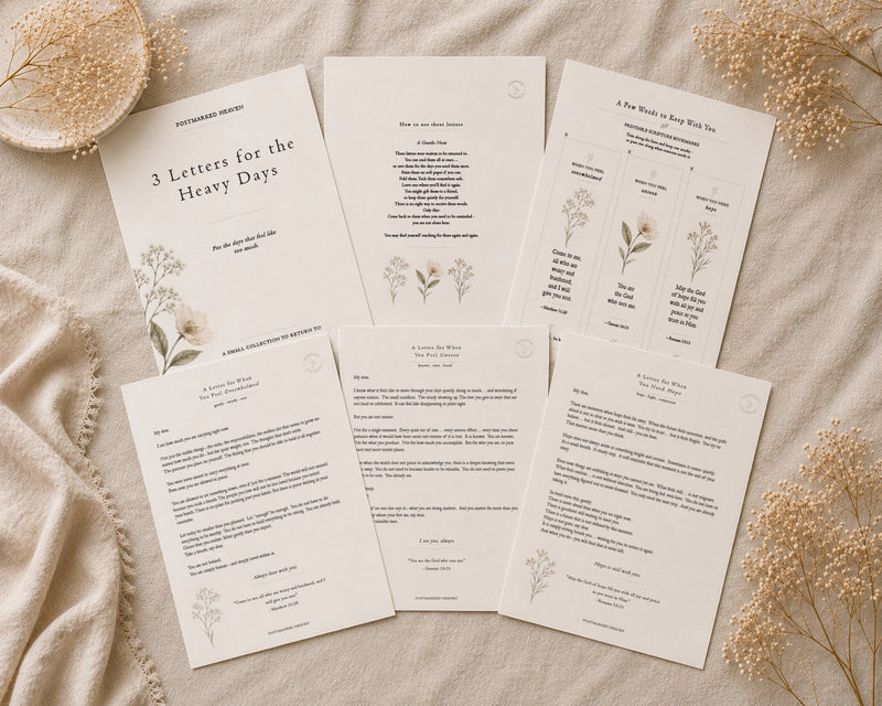 Encouragement Bundle for Heavy Days